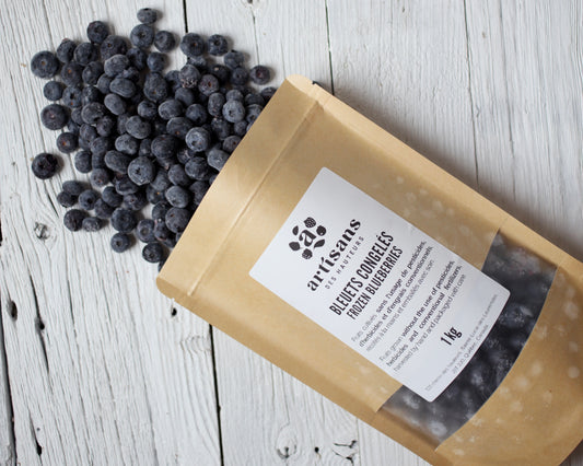 Frozen blueberries