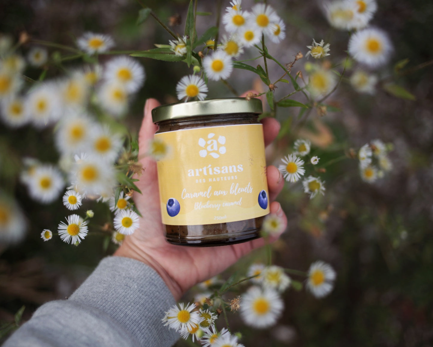Caramel aux bleuets